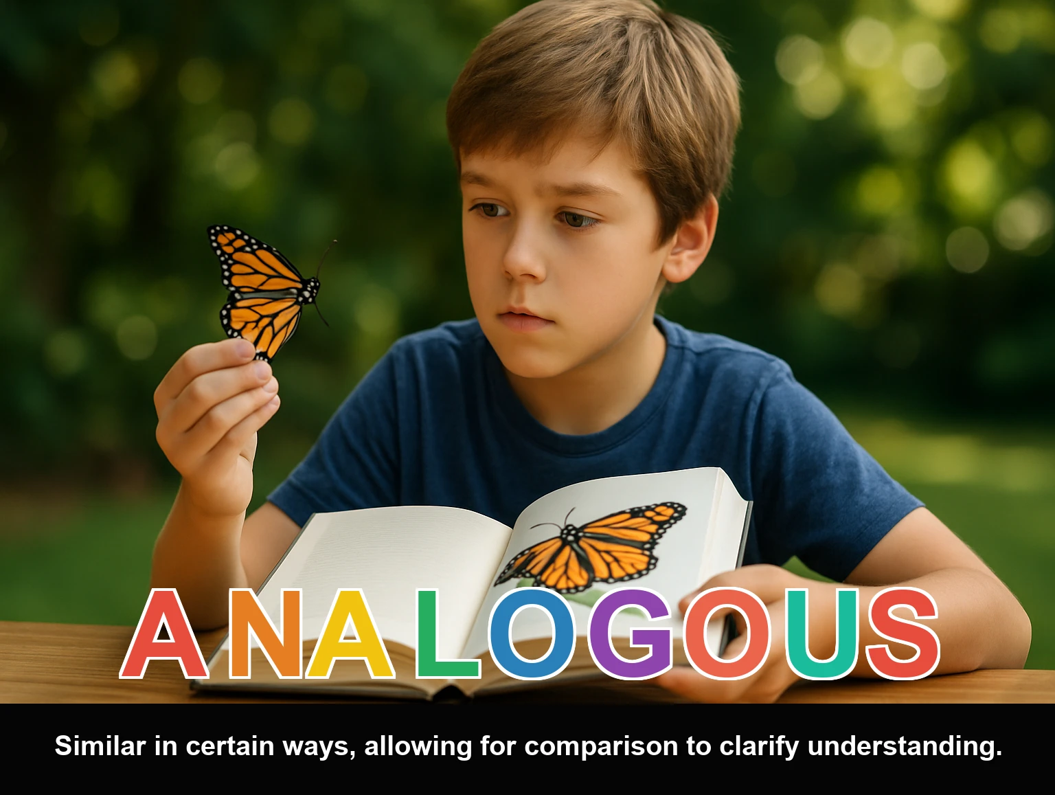 English Illustration for analogous